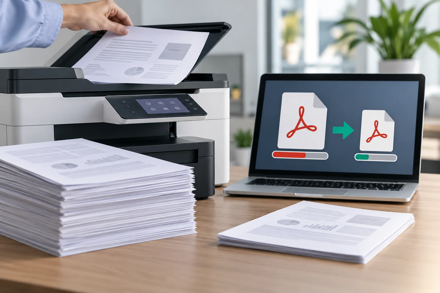 Cómo escanear documentos a PDF con menos peso sin perder legibilidad